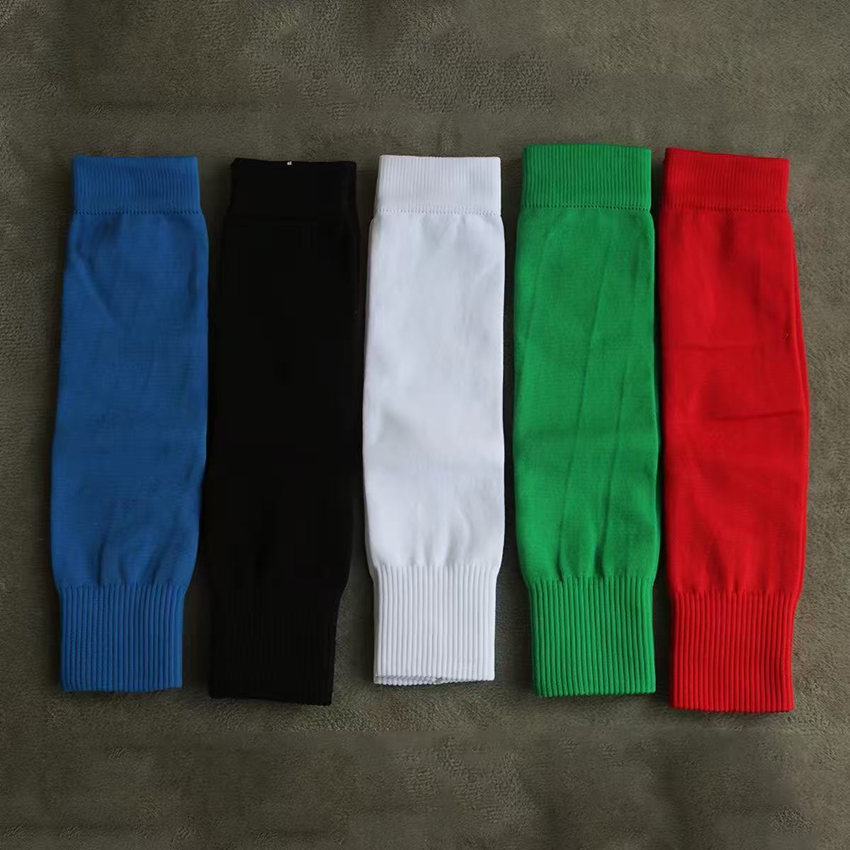 Compression Sleeve Calf - 1 คู่ ถุงเท้ากันกระแทกสำหรับฟุตบอล ระบายอากาศได้ดี ปลอกขาสำหรับผู้ใหญ่และเด็ก อุปกรณ์ป้องกันหน้าแข้งและน่องสำหรับกีฬา