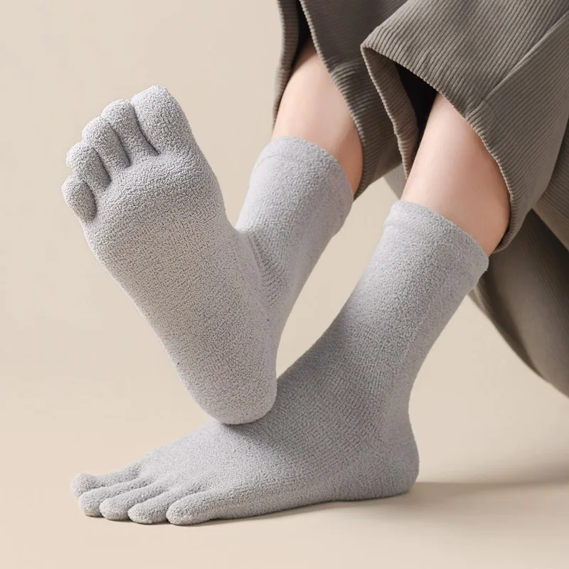 6/12 คู่ ถุงเท้าแยกนิ้วเท้าหนา - Thermal Sock Winter บทวิจารณ์และราคา