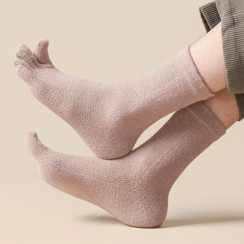 6/12 คู่ ถุงเท้าแยกนิ้วเท้าหนา - Thermal Sock Winter บทวิจารณ์และราคา