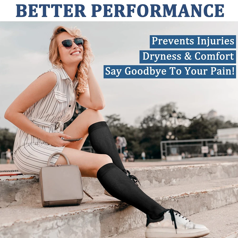 ถุงเท้ากระชับกล้ามเนื้อสำหรับผ - Compression Sock Medical บทวิจารณ์และราคา