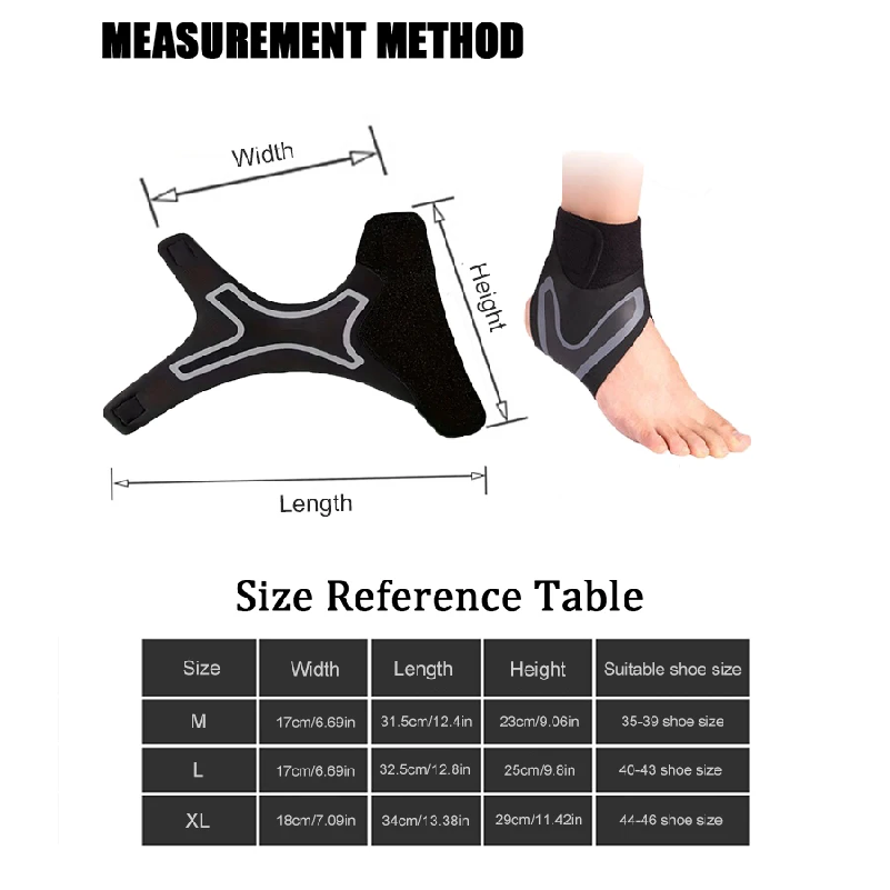 1 ชิ้น ที่รัดข้อเท้าแบบมีแรงกด - Ankle Brace Sock บทวิจารณ์และราคา