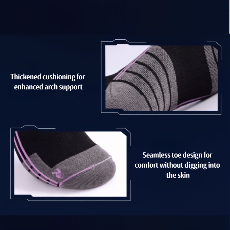 ถุงเท้าสกีแบบหนาสำหรับทุกเพศ แ - Thermal Sock Winter บทวิจารณ์และราคา