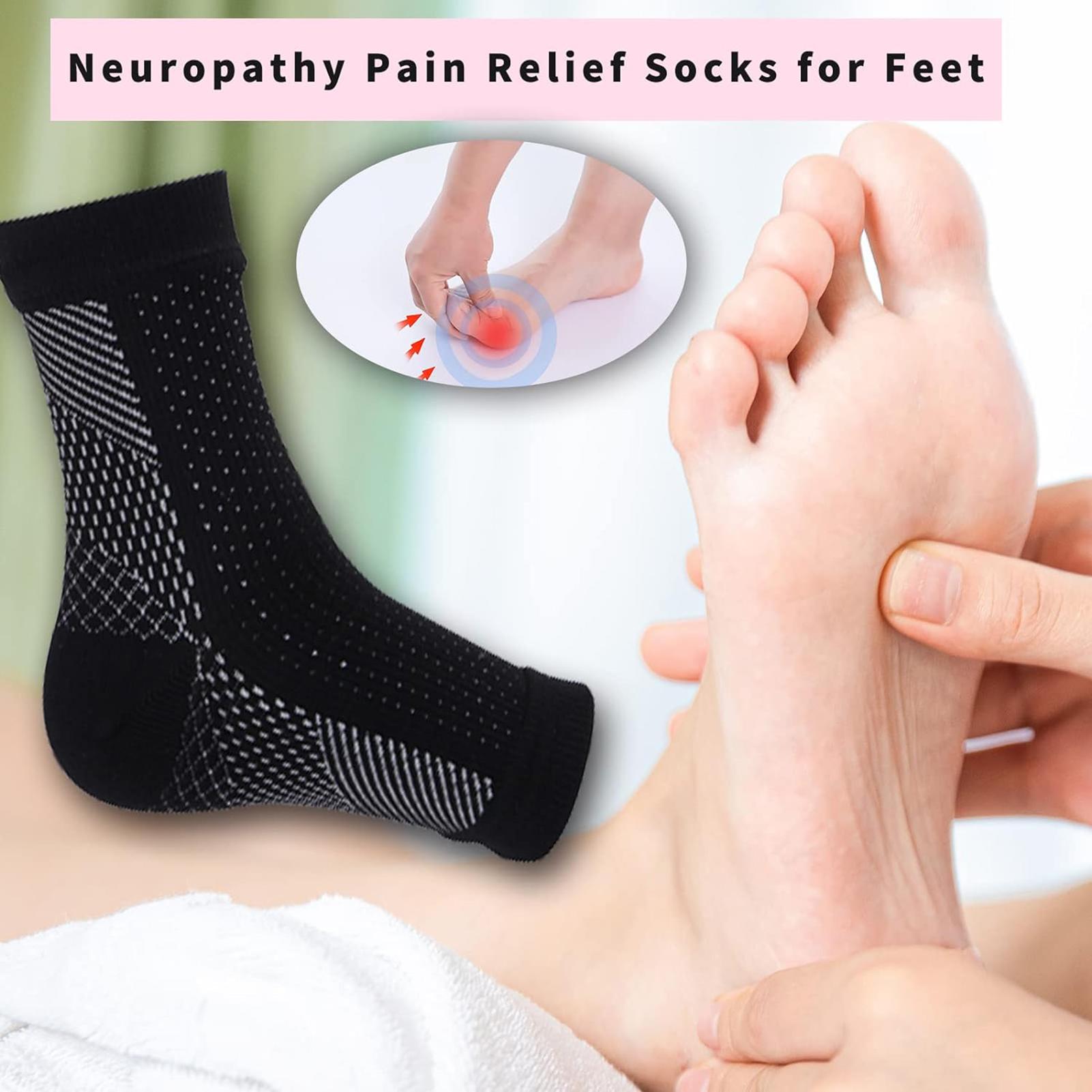 ถุงเท้ารัดข้อเท้าสำหรับโรคพังผ - Ankle Brace Sock บทวิจารณ์และราคา