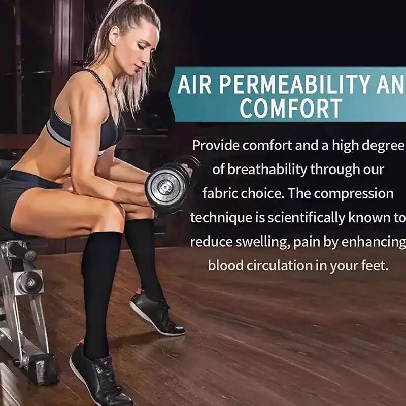 ถุงเท้ากีฬาช่วยเผาผลาญไขมัน Cr - Compression Sock Medical บทวิจารณ์และราคา