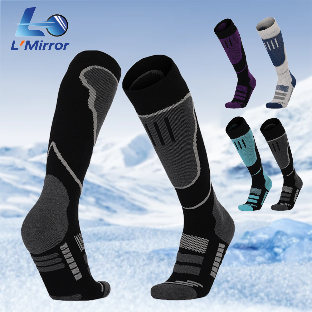 แอล ● ถุงเท้าสกีแบบยาวถึงเข่า  - Thermal Sock Winter บทวิจารณ์และราคา